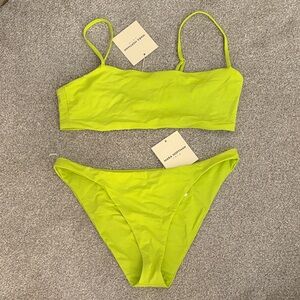 Mara Hoffman Lime Green Swimwear
